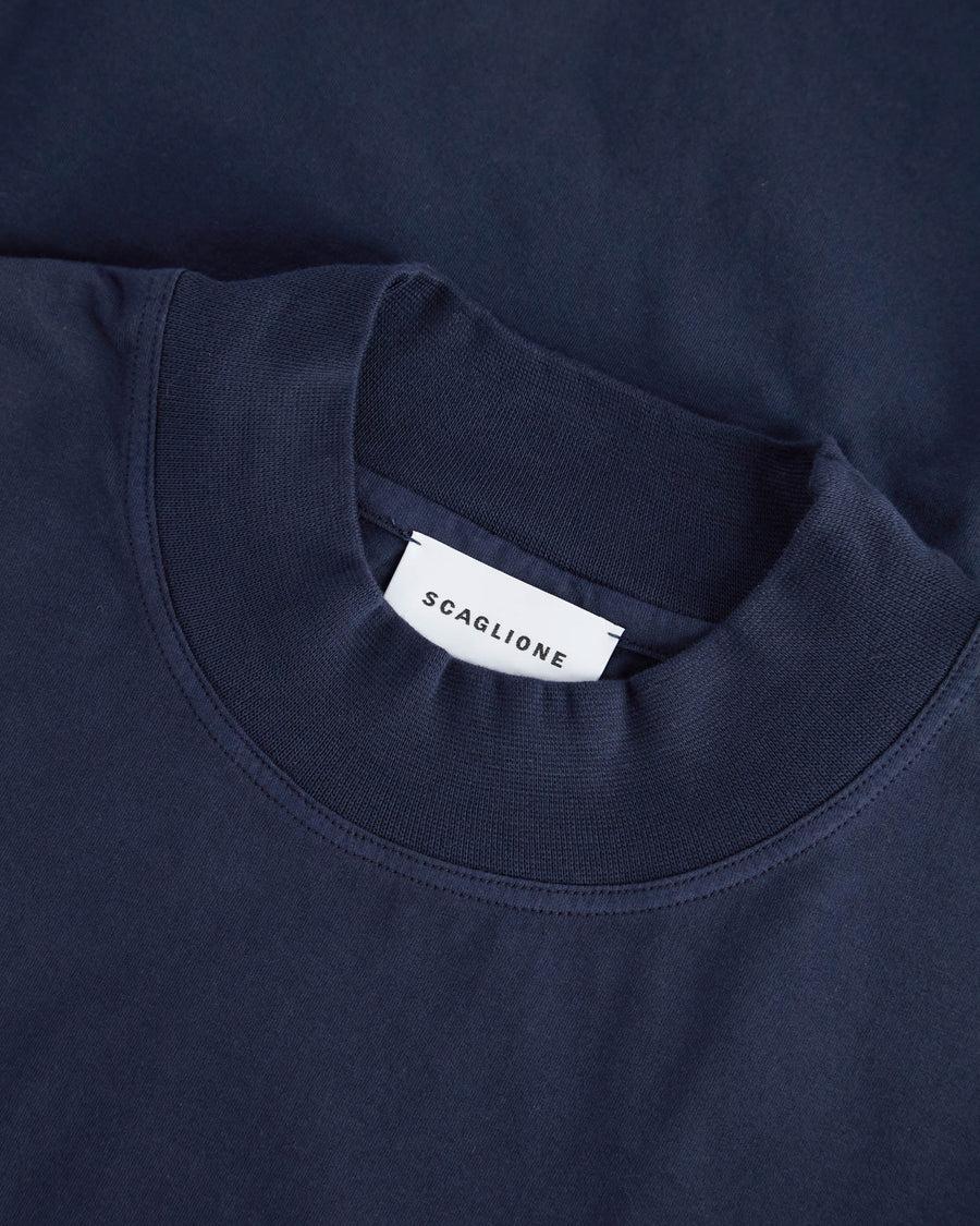 Scaglione LUPETTO ML SPRING COT NAVY Ultimo giorno