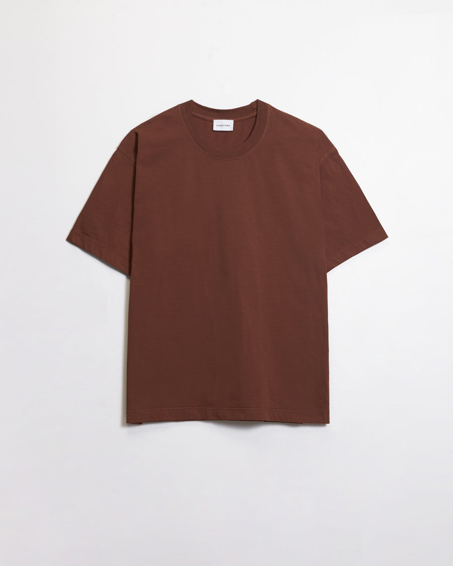 Scaglione T-SHIRT OVER J.COT CHOCO Fino al 60% di sconto