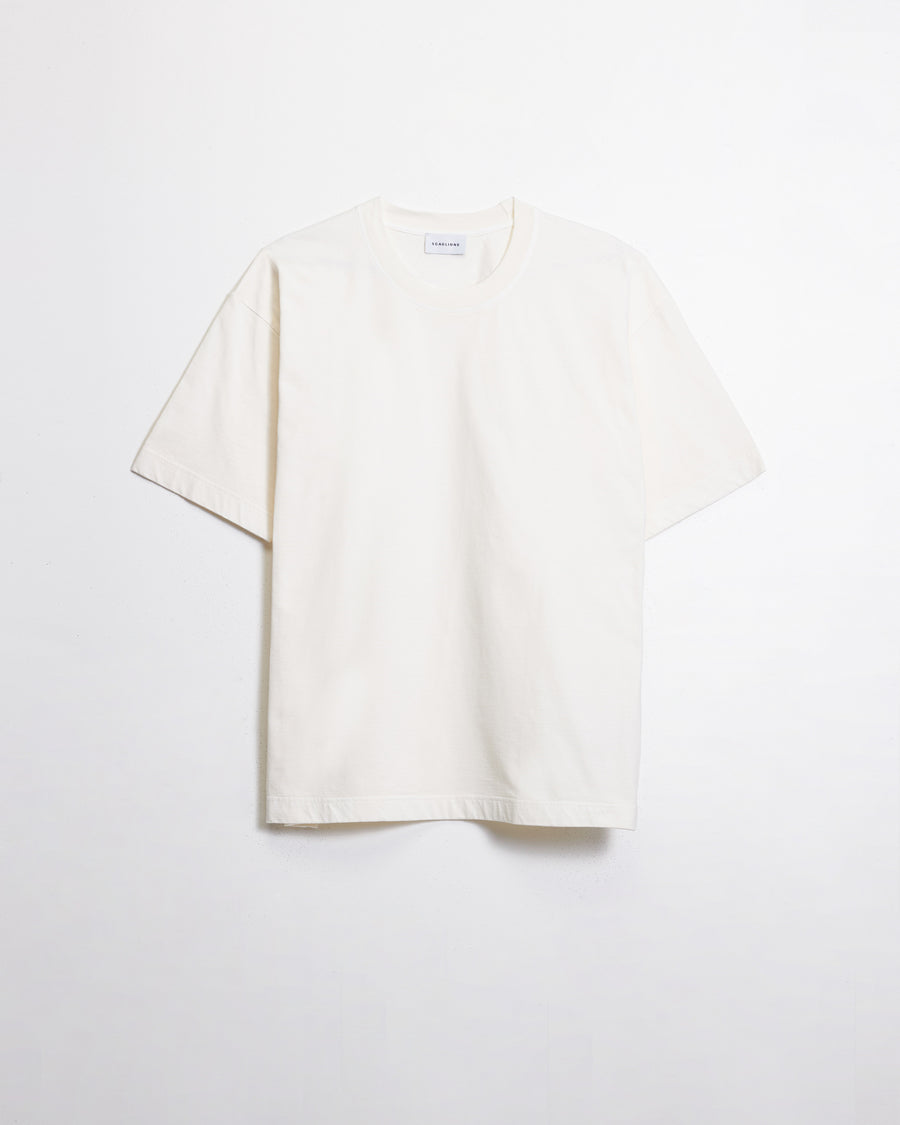 Scaglione T-SHIRT OVER J.COT MILK Fino al 65% di sconto