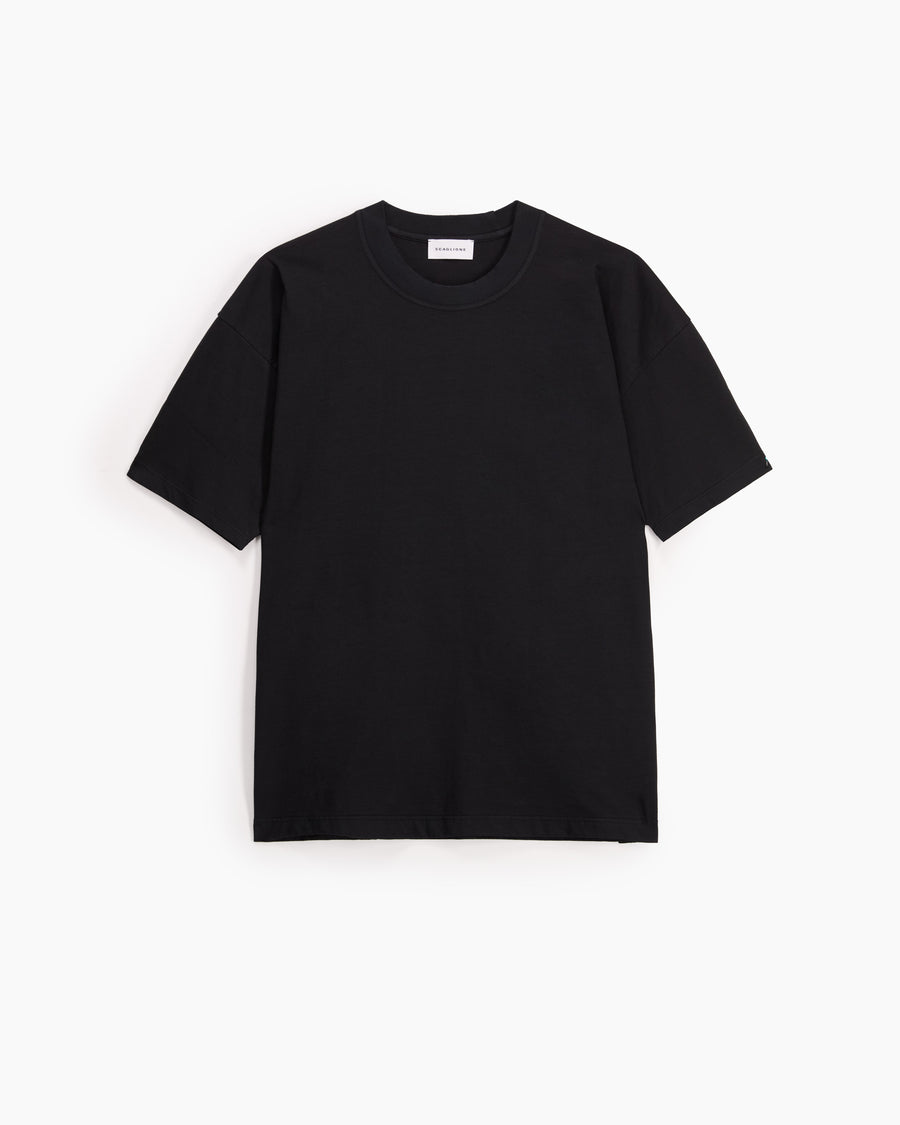 Scaglione T-SHIRT OVER J.COT BLACK Only for today