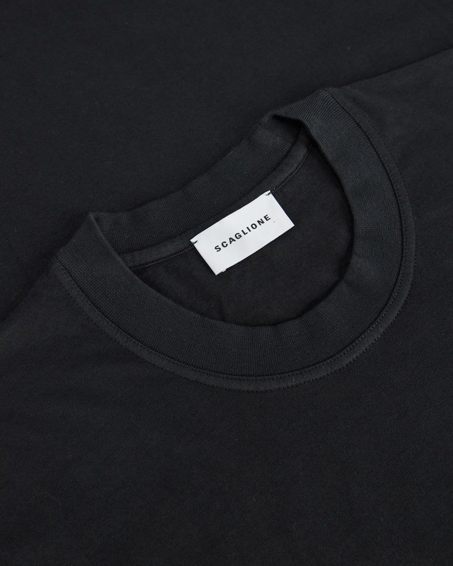 Scaglione T-SHIRT OVER J.COT BLACK Only for today