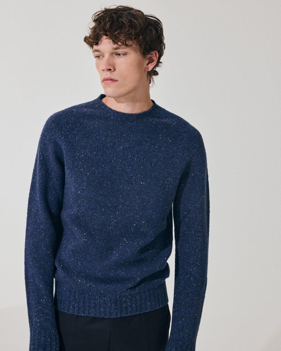 Scaglione ROUND NECK RAGLAN TWEEDMOULINE' ROYAL Sostegno trimestrale