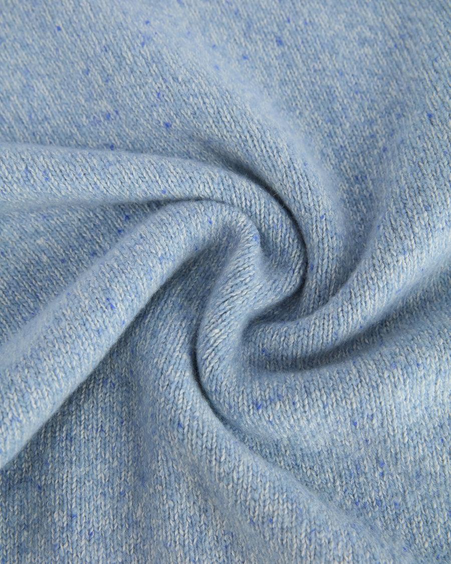 Scaglione ROUND NECK RAGLAN TWEEDMOULINE' CELESTE Fino al 55% di sconto