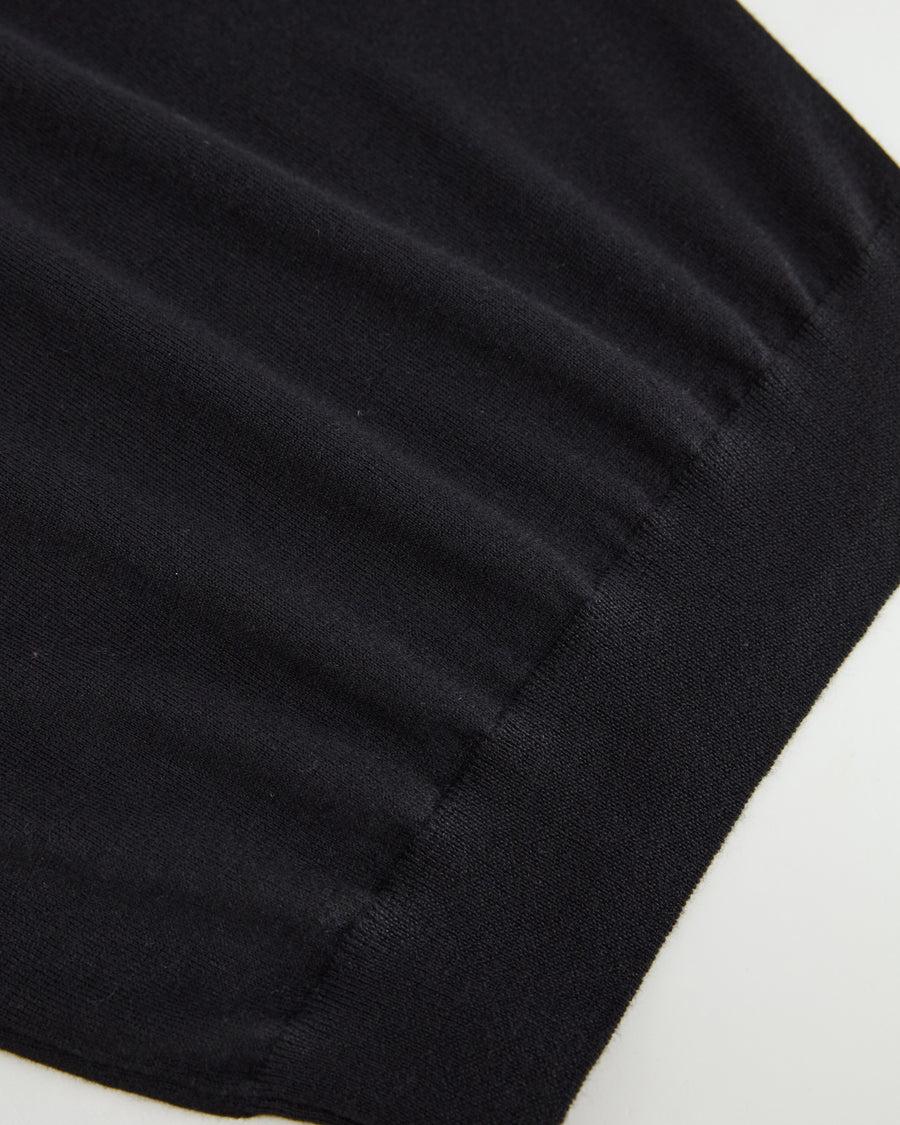 Scaglione TURTLE NECK SLIM KASHSILK BLACK Duty-free