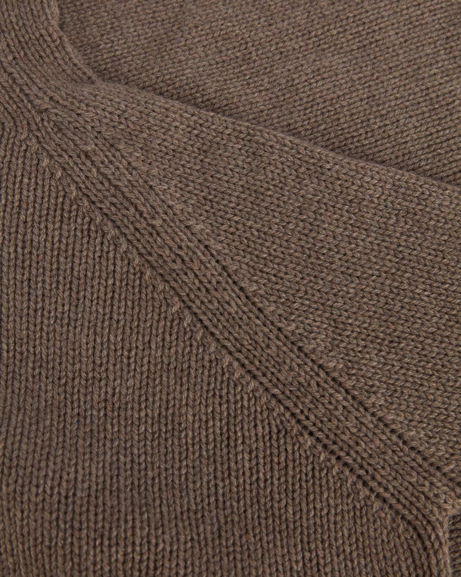 Scaglione MOCK NECK RAGLAN SUPERSOFT TAUPE Sconti questo mese