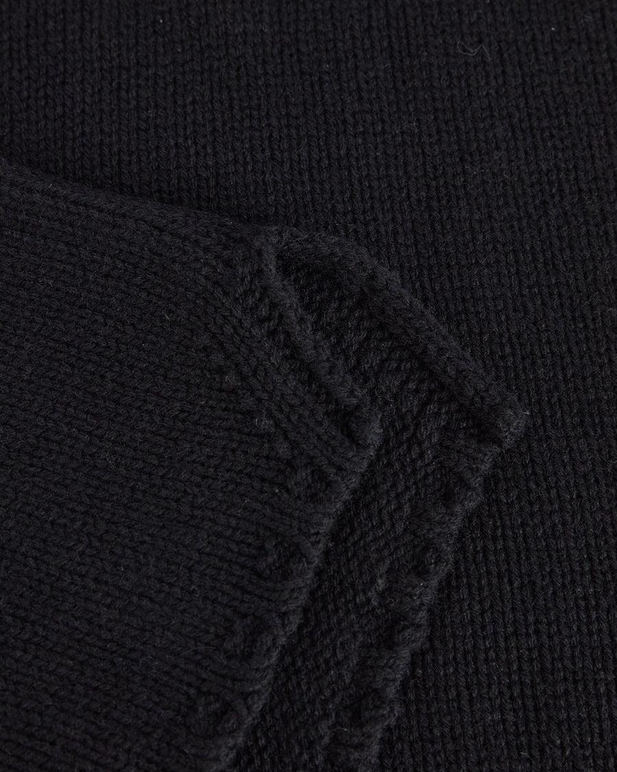 Scaglione MOCK NECK RAGLAN SUPERSOFT BLACK In Linea