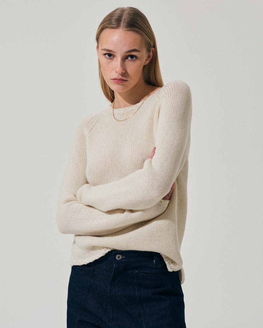 Scaglione BOAT NECK SUPER SOFT MILK Promozione