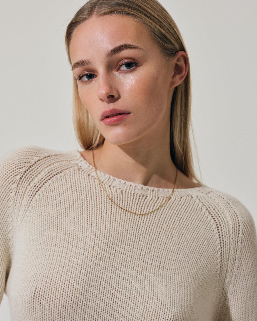 Scaglione BOAT NECK SUPER SOFT MILK Promozione