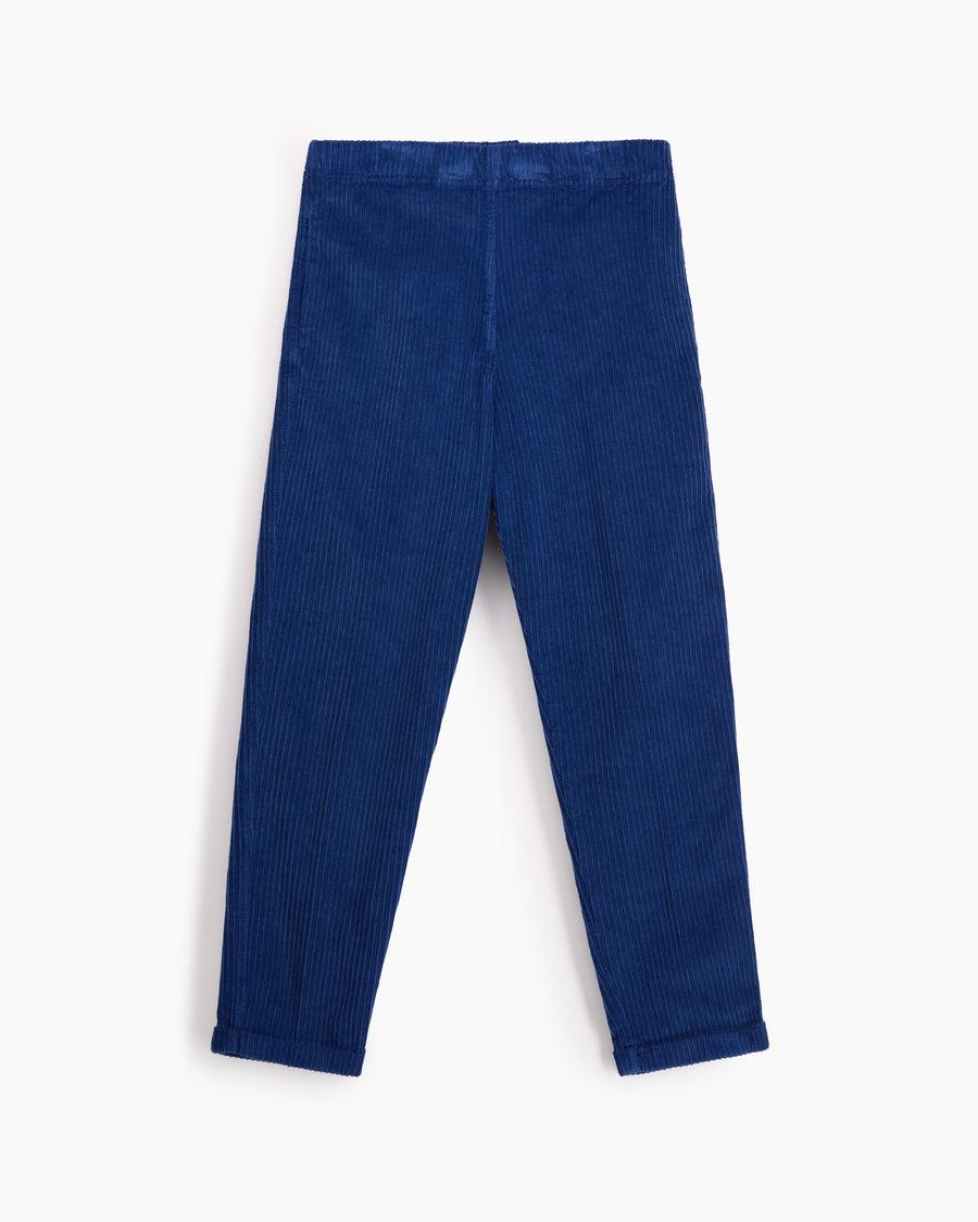 Scaglione PANT SLIM RISV EL VITA VELVET ROCCIA BLUETTE Sconto