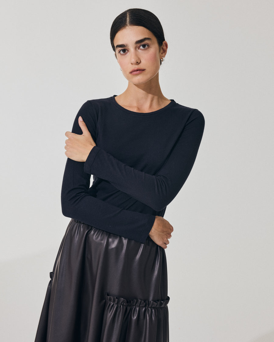 Scaglione ROUNDNECK BASIC CASH/COT MARINE Saldi