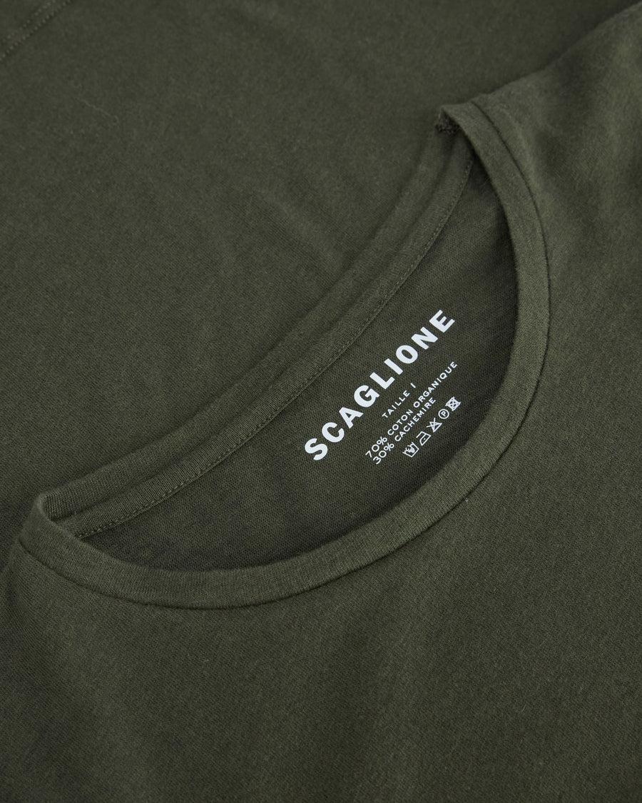 Scaglione ROUNDNECK BASIC CASH/COT FOREST Hotsell