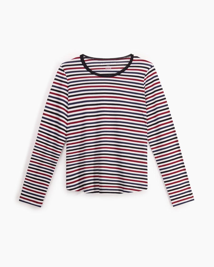Scaglione ROUNDNECK RIGA MULTICOLOR BLU Vendita Economica