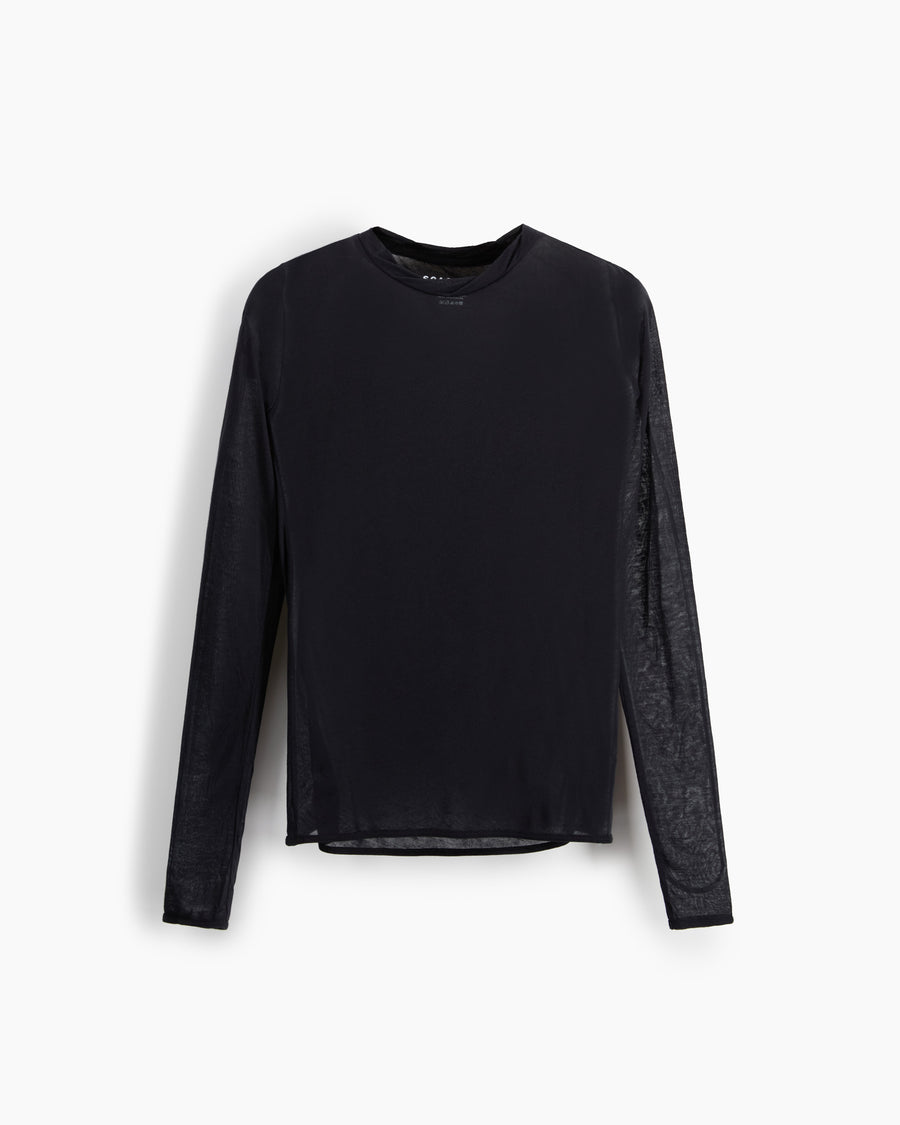 Scaglione ROUNDNECK ULTRALIGHT MICROMODAL NERO Nuova