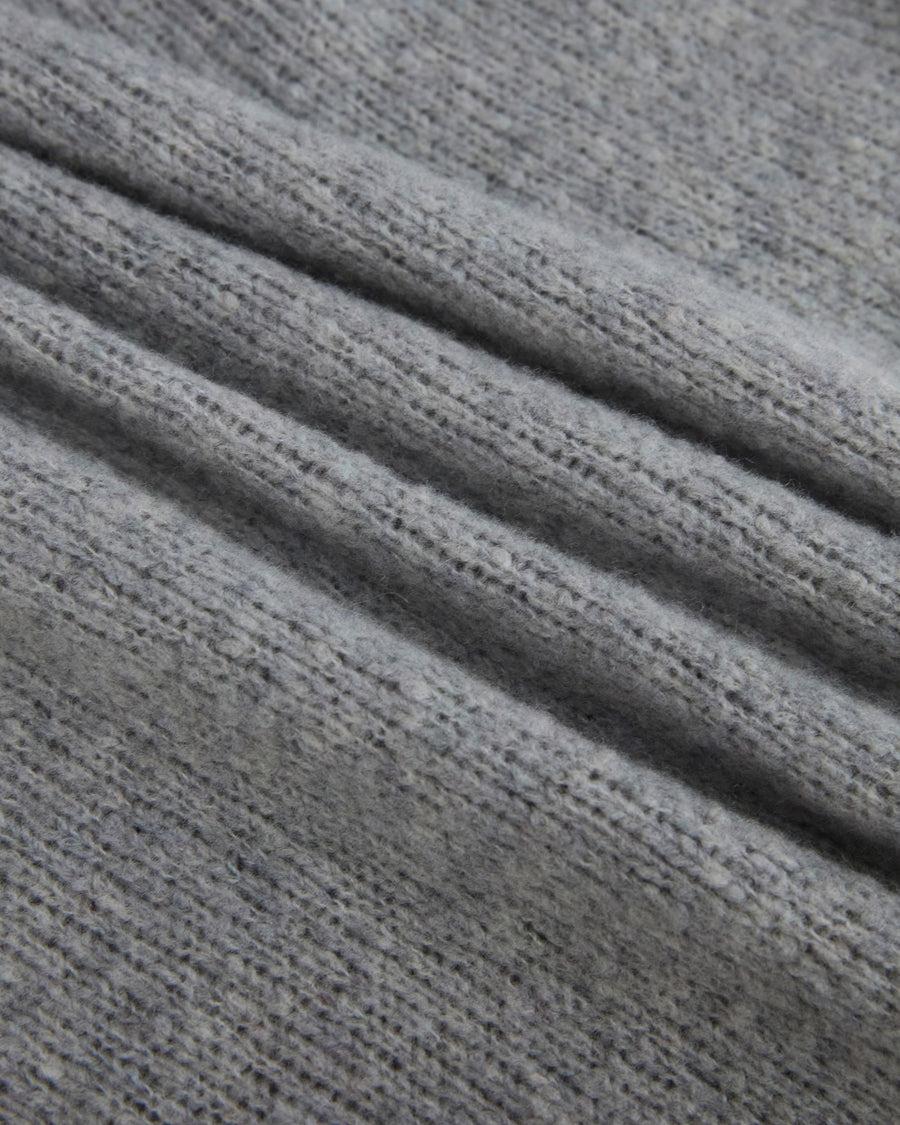Scaglione TURTLE NECK SLIM PUFFED CASHMERE GREY Negozio online di fabbrica