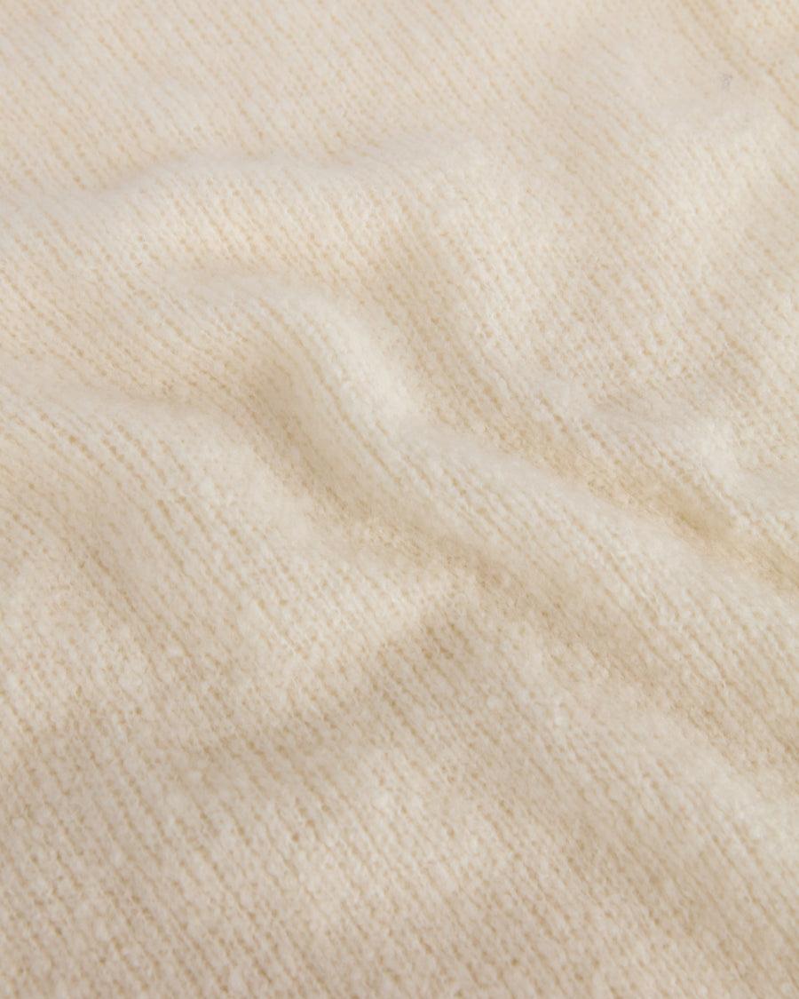Scaglione ROUND NECK SLIM PUFFED CASHMERE SEAMLESS MILK Shopping online