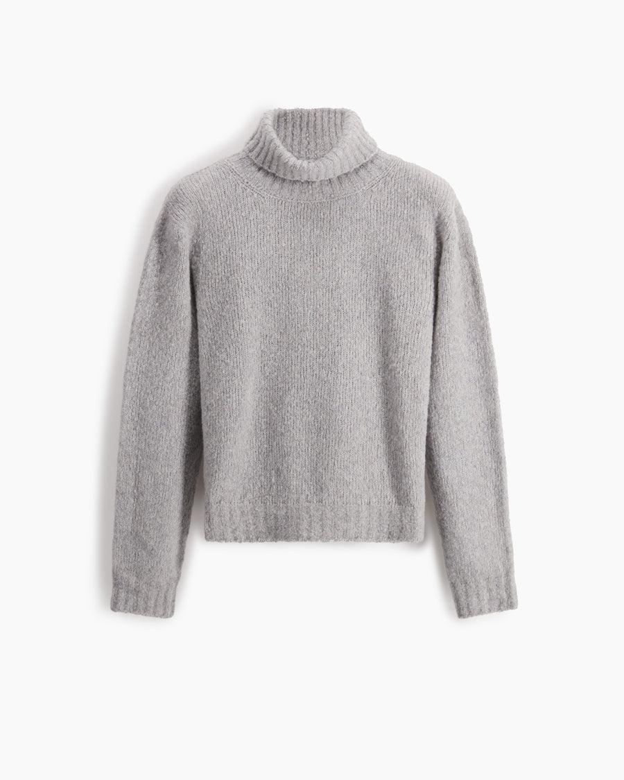 Scaglione TURTLE NECK SEAMLESS PUFFED LTGREY Offerta Giorno del Papà
