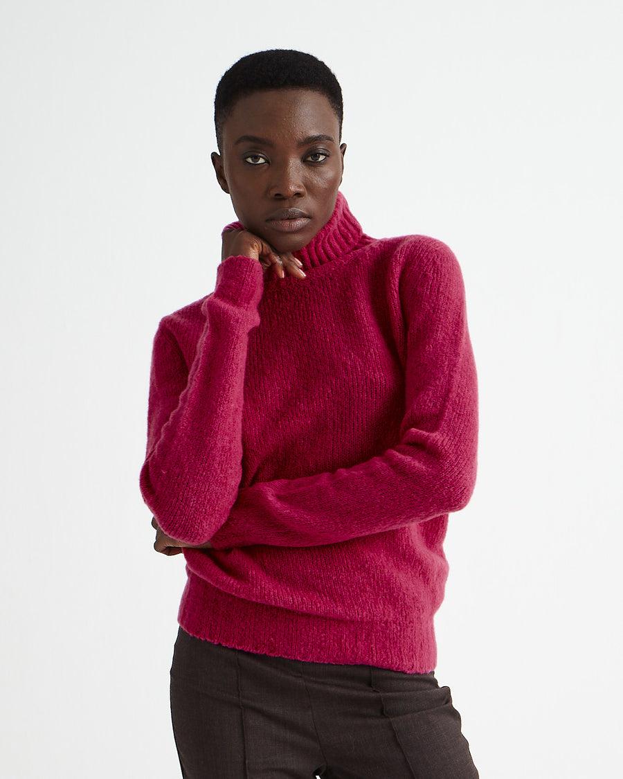 Scaglione TURTLE NECK SEAMLESS PUFFED DAHLIA Offerta San Valentino