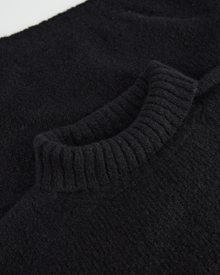 Scaglione TURTLE NECK OVER PUFFED CASHMERE BLACK Latest fashion