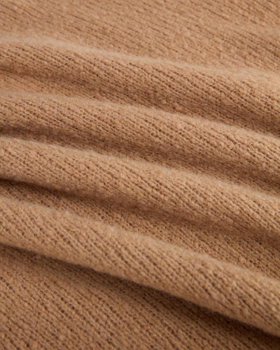 Scaglione TURTLE NECK OVER PUFFED CASHMERE CAMEL Online Outlet