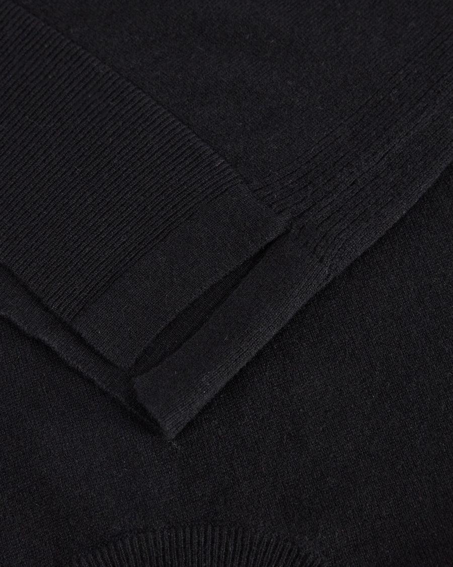 Scaglione ROUND NECK BOXY RIBBED SIDES BLACK Bestseller
