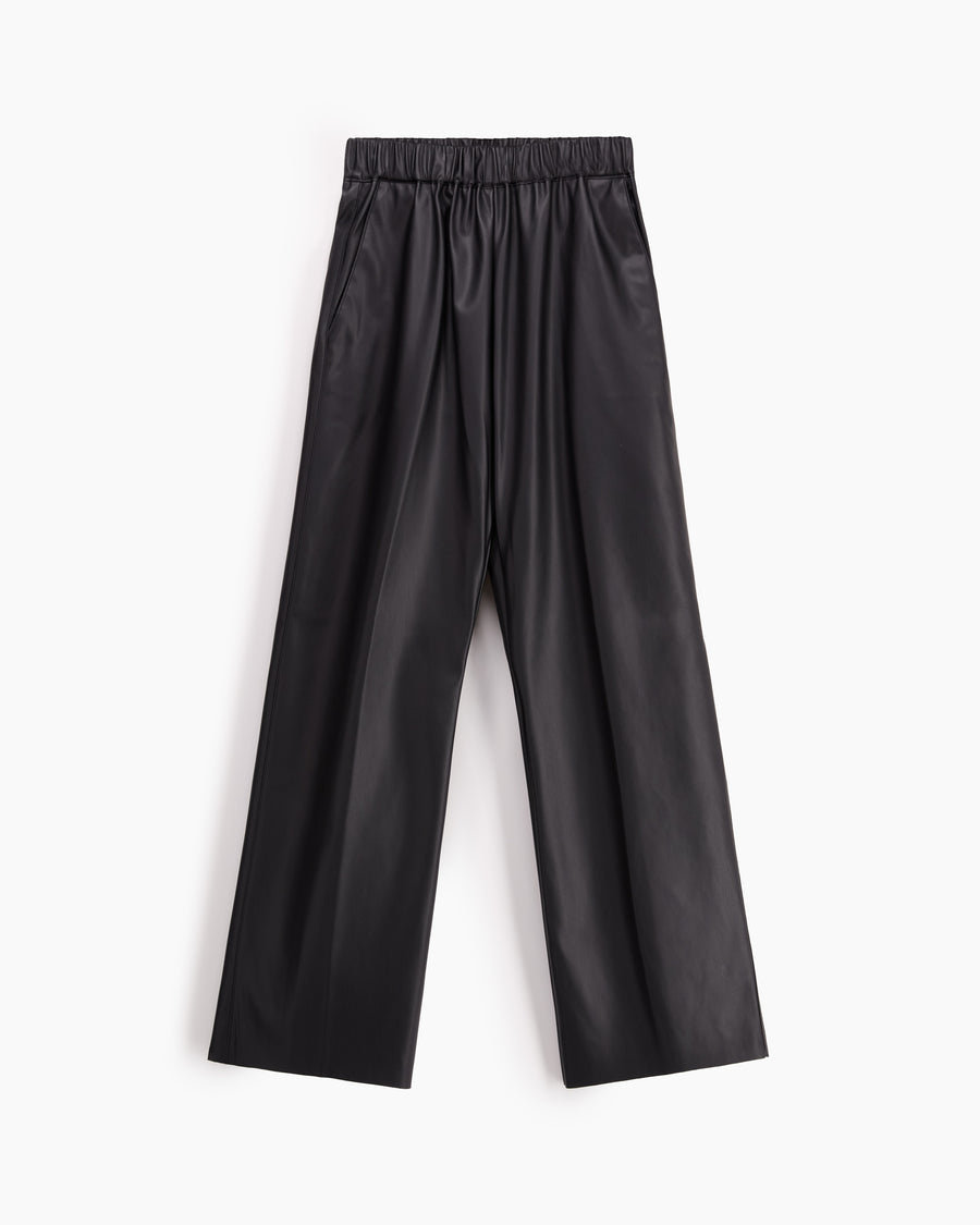 Scaglione PANT DRITTO ECOPELLE BLACK Offerta settimanale