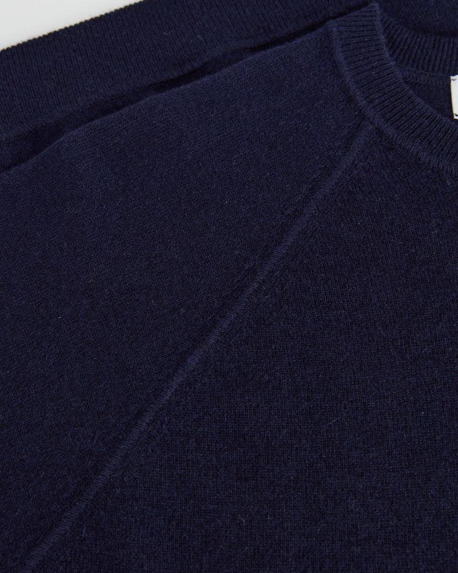 Scaglione ROUND NECK RAGLAN MIX CASH NAVY Trasporto libero internazionale