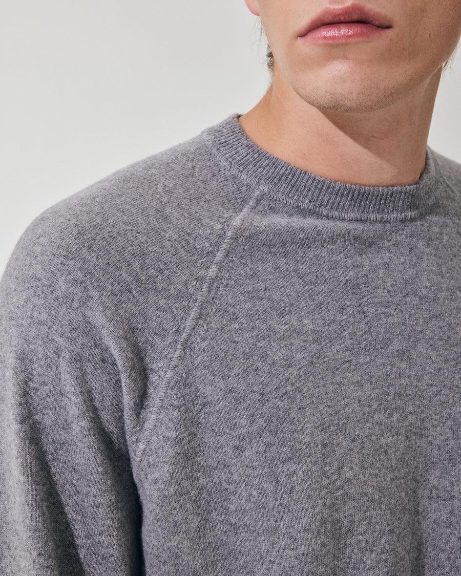 Scaglione ROUND NECK RAGLAN MIX CASH GREY Limitato a 3 giorni