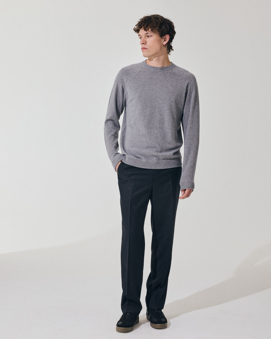 Scaglione ROUND NECK RAGLAN MIX CASH GREY Limitato a 3 giorni