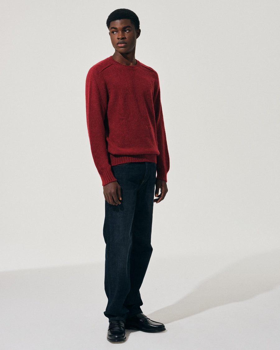 Scaglione ROUND NECK SEAMLESS MARTELLO MERLOT Duty-free