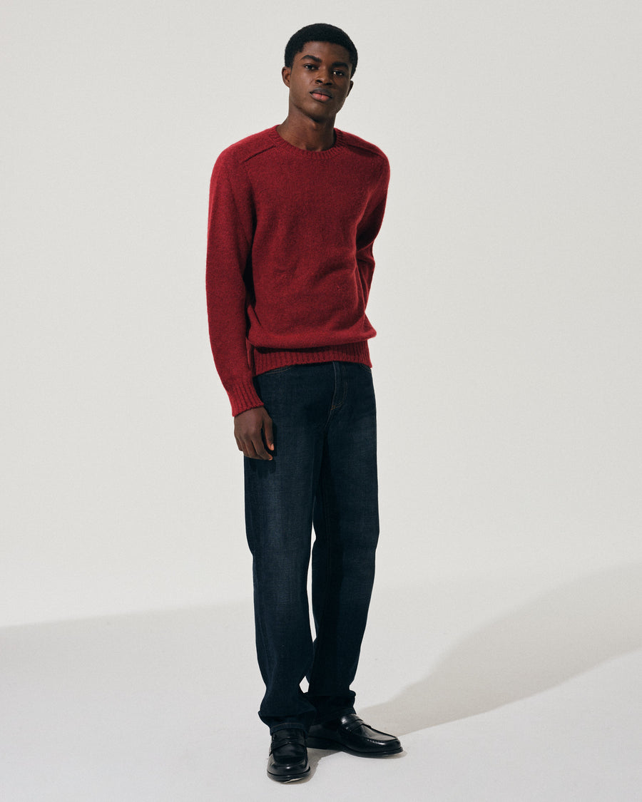 Scaglione ROUND NECK SEAMLESS MARTELLO MERLOT Duty-free