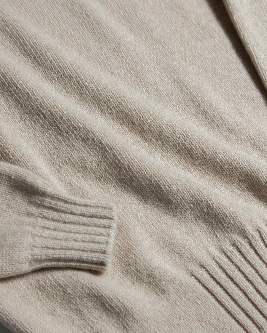 Scaglione ROUND NECK SOFT HYBRD CASHMERE BEIGE Sconto