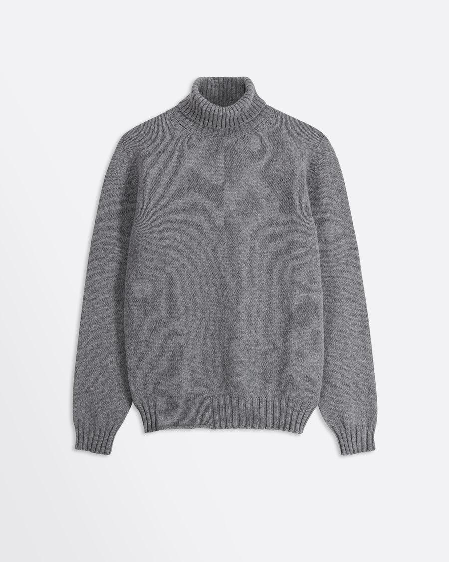 Scaglione TURTLE NECK SEAMLESS SOFTWOOL GREY Offerte