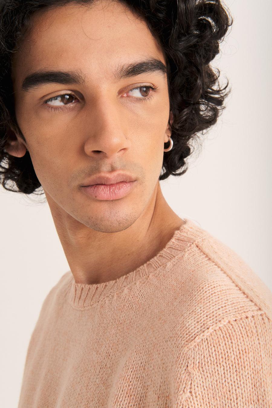 Scaglione ROUND NECK SEAMLESS SOFTWOOL BLOSSOM Saldi Di Fabbrica