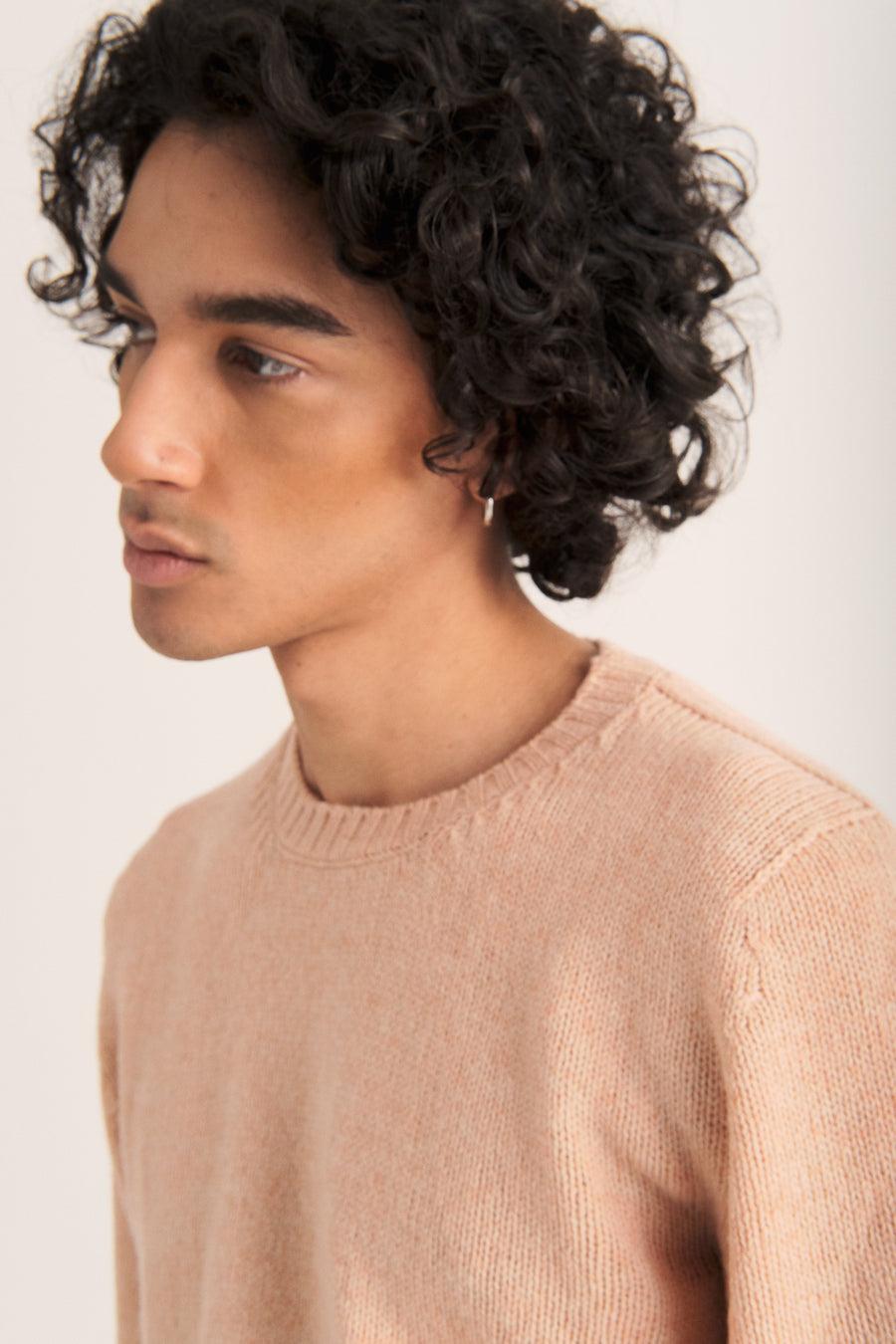 Scaglione ROUND NECK SEAMLESS SOFTWOOL BLOSSOM Saldi Di Fabbrica