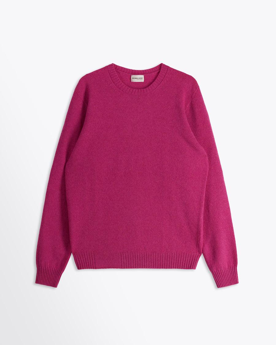 Scaglione ROUND NECK SEAMLESS HYBRD CASHMERE DAHLIA Offerta per la Festa della Mamma