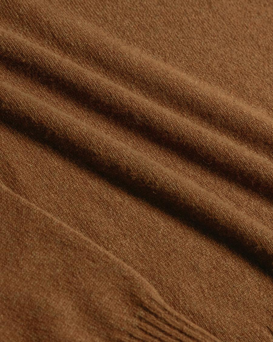 Scaglione ROUND NECK SEAMLESS HYBRD CASHMERE RHUM Offerta San Valentino
