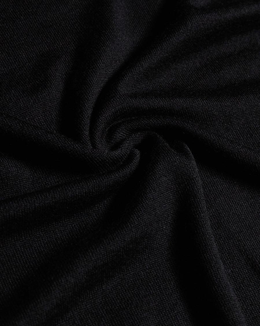 Scaglione ROUND NECK FINELUX BLACK Latest fashion
