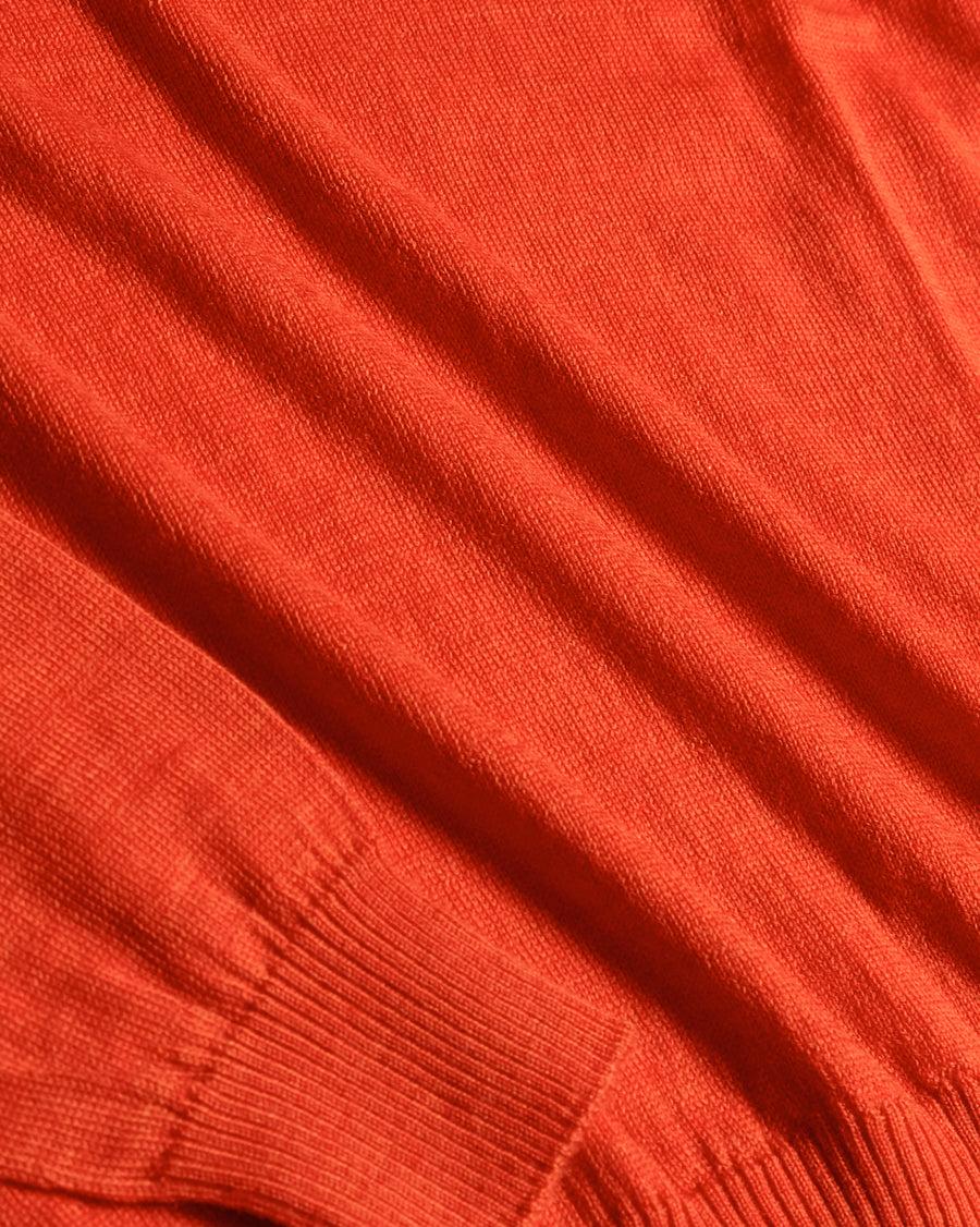 Scaglione ROUND NECK SEAMLESS MERINO CARROT Online Outlet