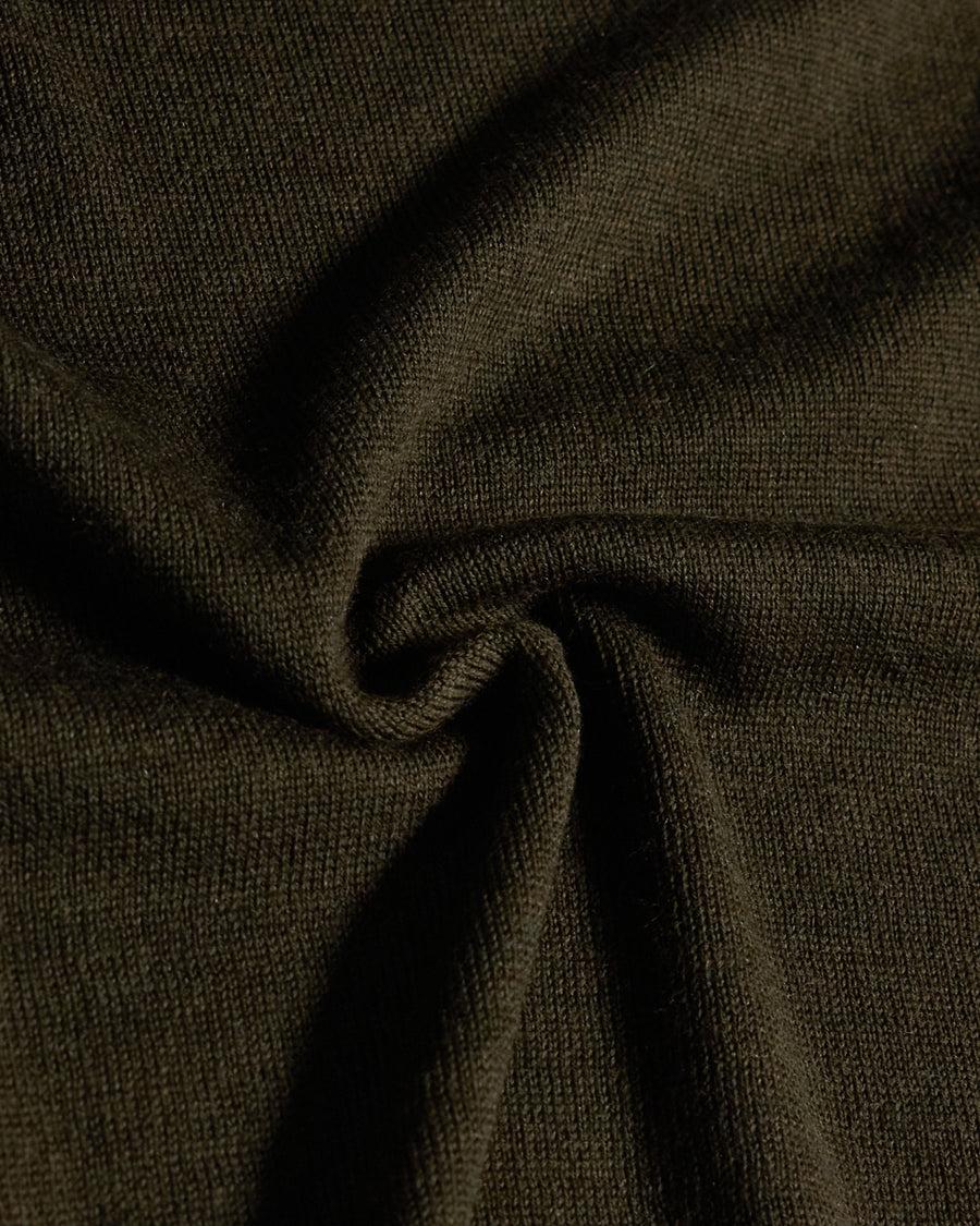 Scaglione ROUND NECK SEAMLESS MERINO ARMY Offerte esclusive