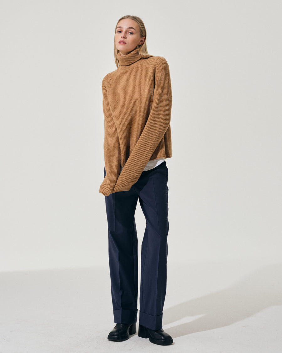Scaglione ROUND NECK RAGLAN FISHERMAN CARAMEL Offerte giornaliere