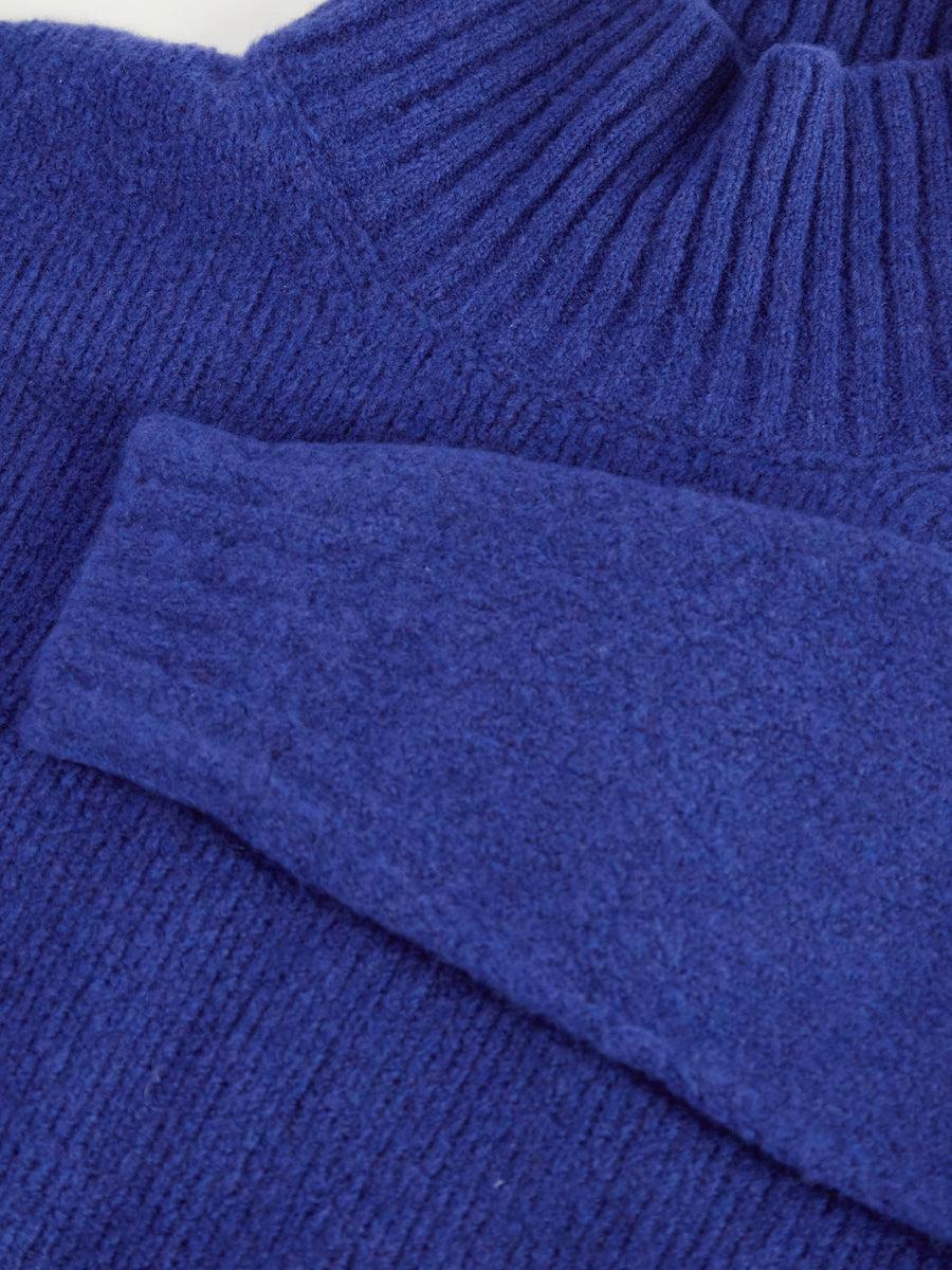 Scaglione TURTLE NECK OVER PUFFED CASHMERE ROYAL Fino al 55% di sconto