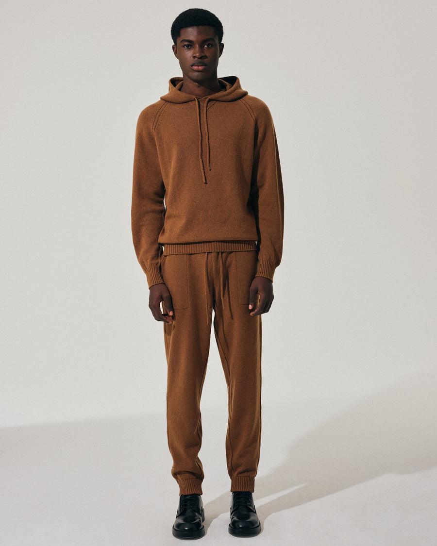Scaglione HOODY RAGLAN HYBRD CASHMERE RHUM 50% di sconto con spedizione gratuita