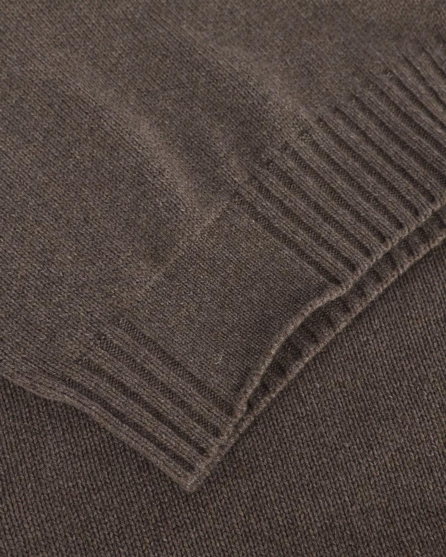 Scaglione TURTLE NECK SOFT HYBRD CASHMERE TAUPE Trasporto libero internazionale