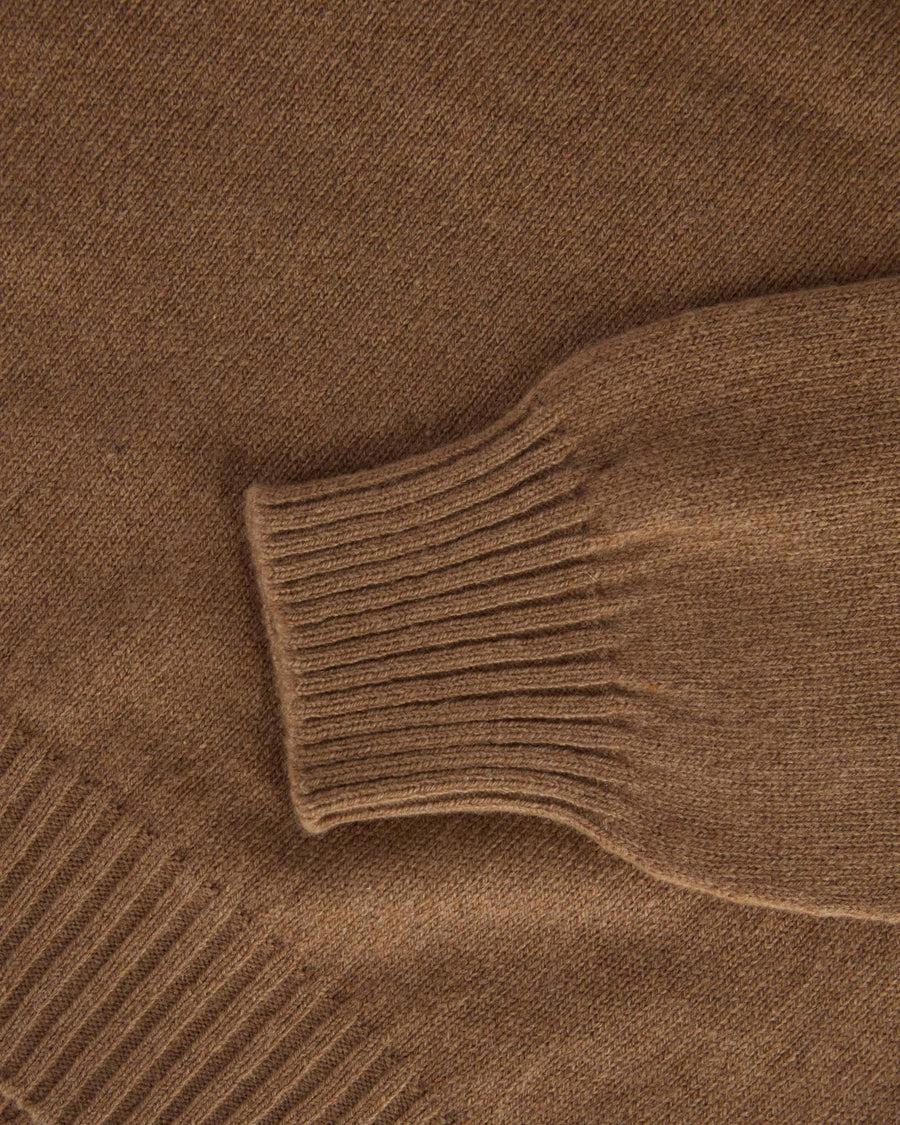 Scaglione TURTLE NECK SEAMLESS HYBRD CASHMERE CASHMERE CARAMEL Italy