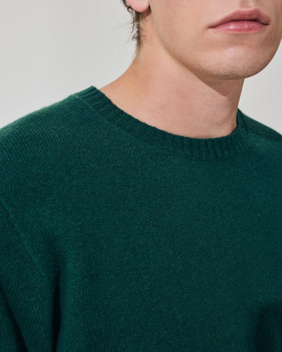 Scaglione ROUND NECK SEAMLESS HYBRD CASHMERE FOREST Italia