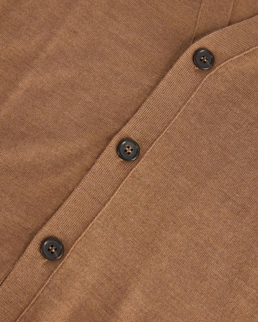 Scaglione CARDIGAN FINELUX CAMEL Prezzo Ridotto