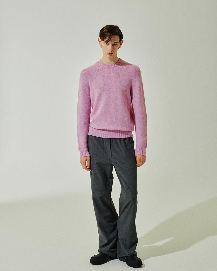 Scaglione ROUNDNECK SEAMLESS SOFTWOOL ROSA Sottocosto