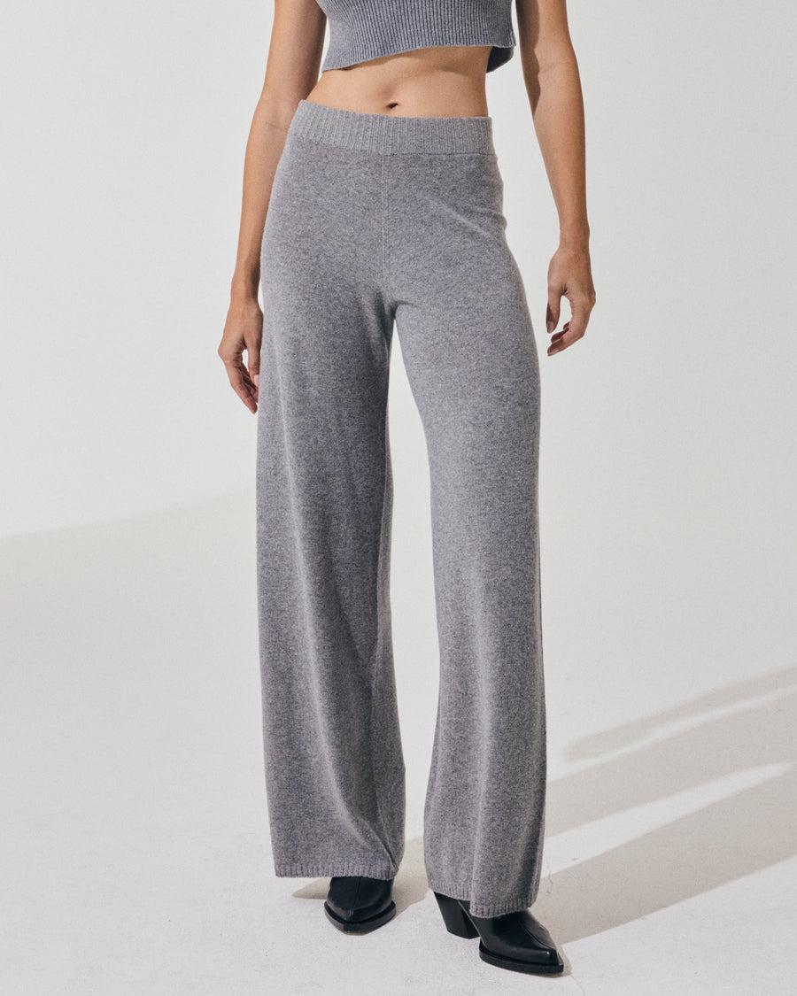 Scaglione PANTS WIDE SEAMLESS GREY Offerta