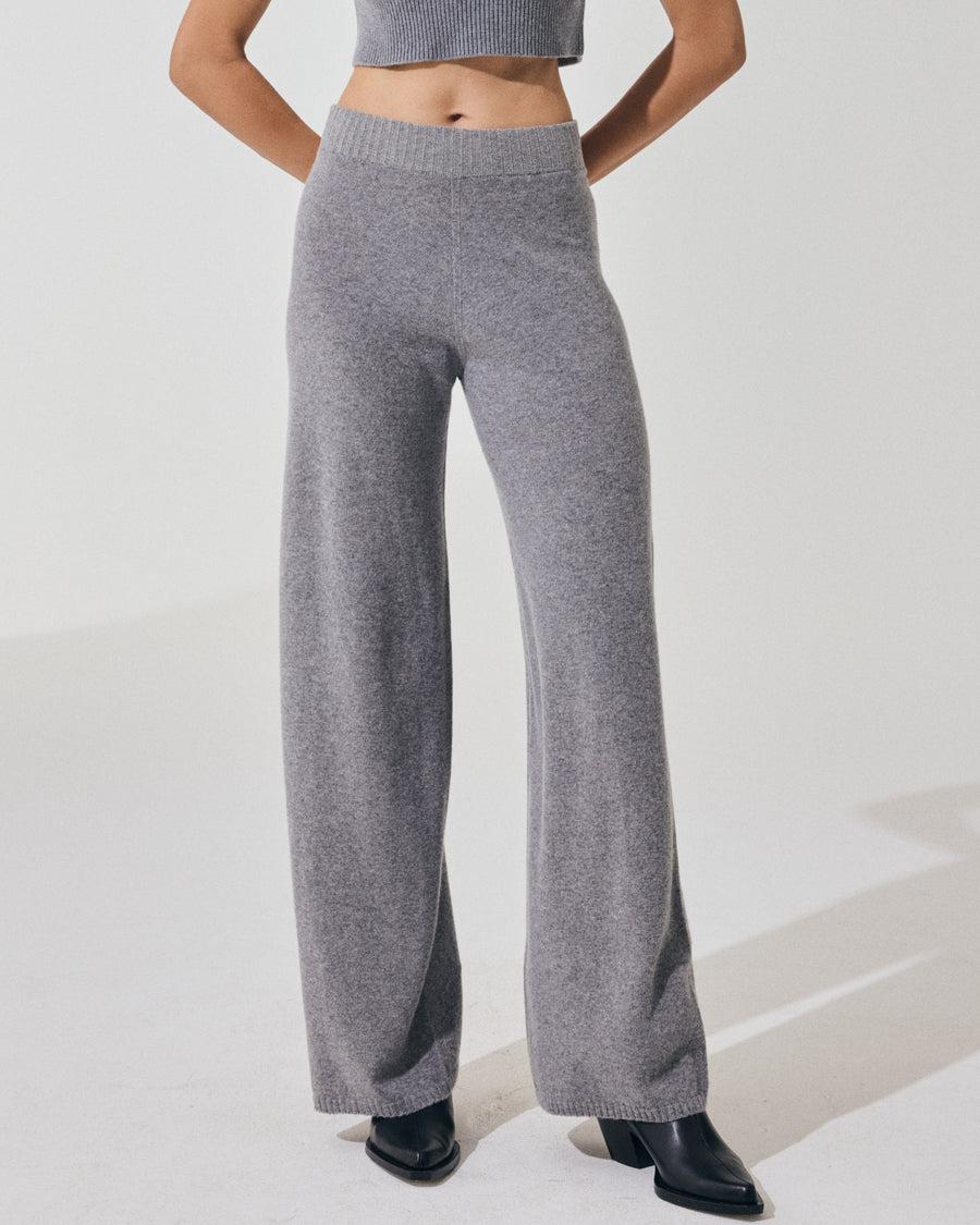 Scaglione PANTS WIDE SEAMLESS GREY Offerta