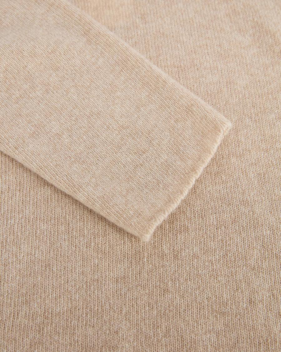 Scaglione TURTLE NECK SLIM RAGLAN SEAMLESS SAND Outlet